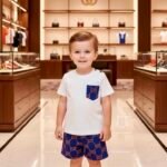 Комплект за бебе 
 GC с къси панталони