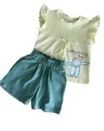 Детски комплект за момиче с къси панталони