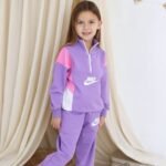 Спортен екип за момиче с дълъг ръкав NK