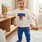 Детски комплект с дълъг ръкав Spider-Man