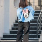 Детско дънково яке Minnie mouse