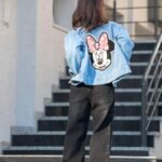 Детско дънково яке Minnie mouse