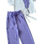 Детски комплект за момиче с дълъг панталон