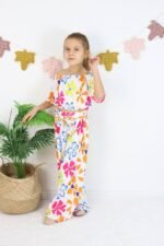 Детски комплект за момиче с дълъг панталон