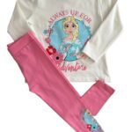 Комплект за момиче с дълъг ръкав Елза