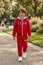 Спортен екип за момче с дълъг ръкав DS