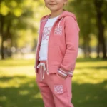 Ватиран екип за момиче с дълъг ръкав LOW