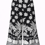 Елегантен панталон за момичета с флорален принт