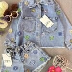 Дънков комплект за момичета