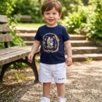 Комплект за бебе PLR с къси панталони