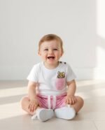 Комплект за бебе  DC GB с къси панталони - Image 3