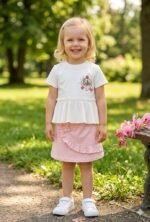 Комплект за момиче с пола - Image 2